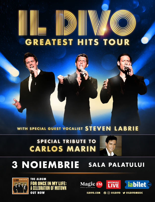 IL DIVO & Orchestra la Sala Palatului