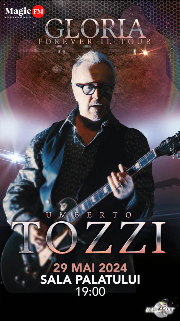 UMBERTO TOZZI – cel ce a dăruit lumii celebra piesă “Ti Amo” concertează la Bucureşti pe 29 mai 2024