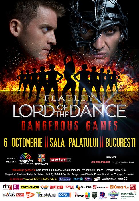 Afis LORD OF THE DANCE - Bucuresti