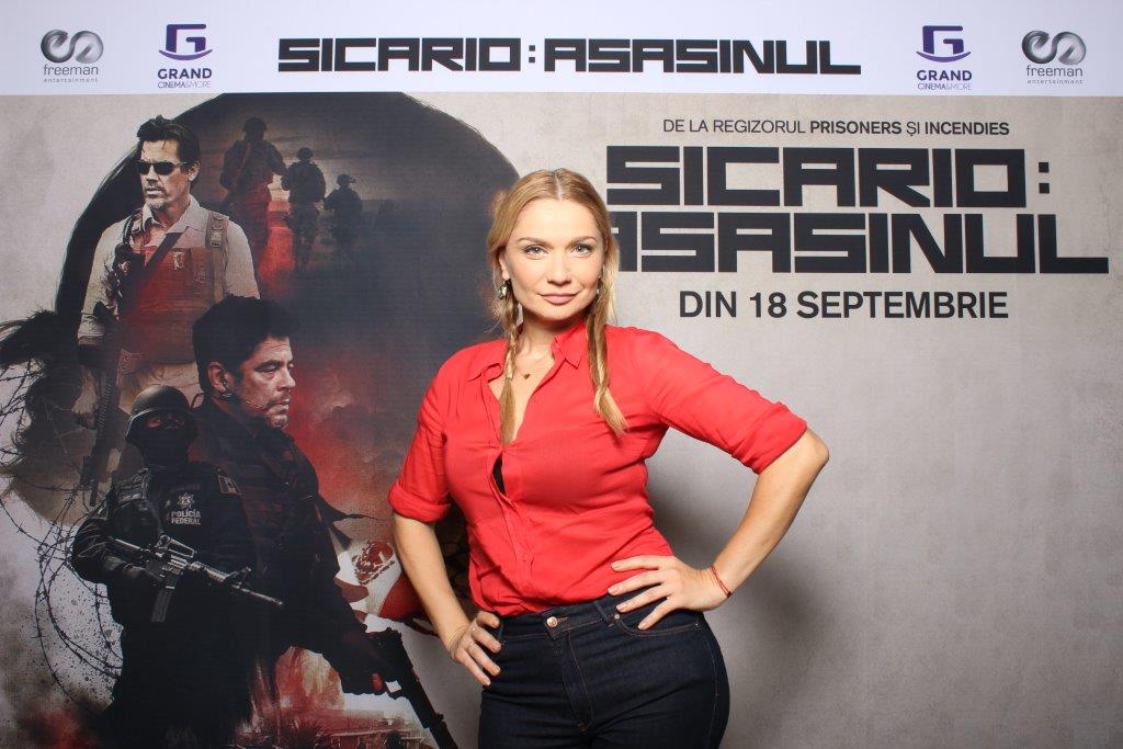 Cristina Cioran avanpremiera Sicario Freeman Entertainment