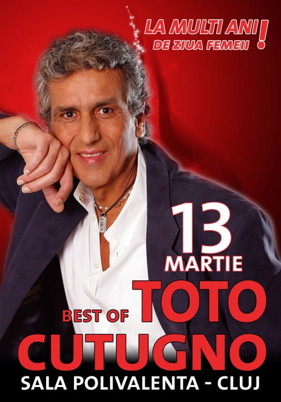 Afis Toto Cutugno - Ziua Femeii