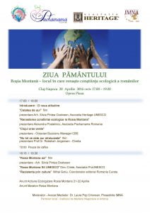 PROGRAM EVENIMENT Ziua Pamantului