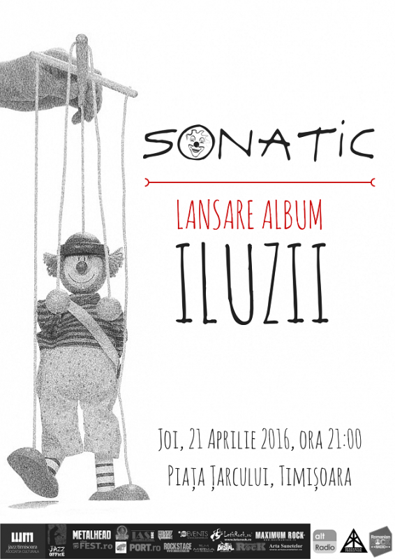 Sonatic - Lansare album Iluzii - Afis