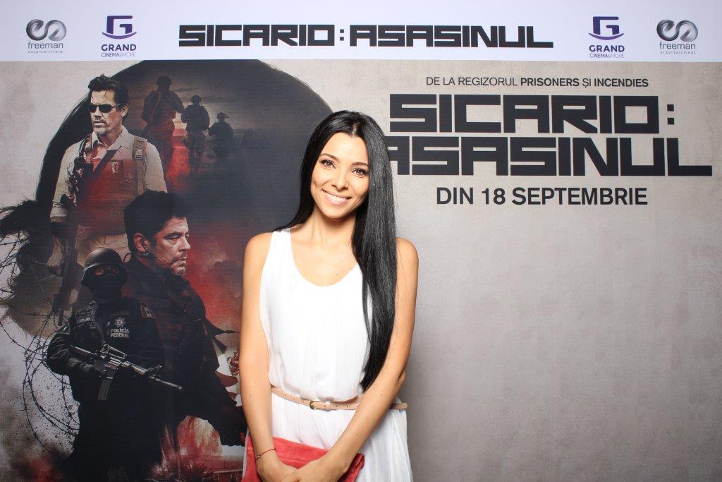 Corina Caragea avanpremiera Sicario Freeman Entertainment