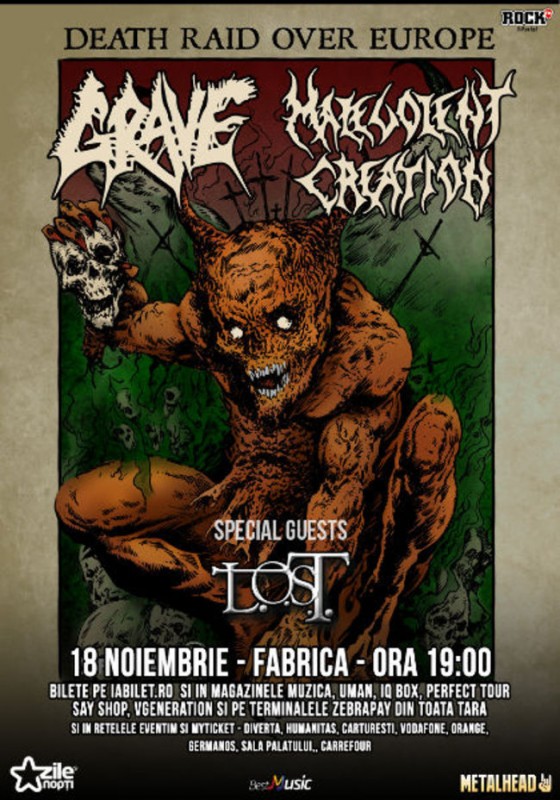 afis GRAVE si MALEVOLENT CREATION